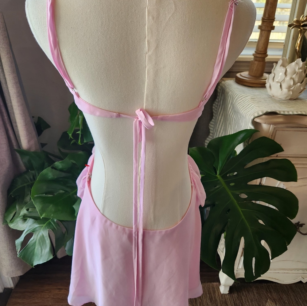 Peppermayo Pink Ruffle Dress - Picture 4 of 5